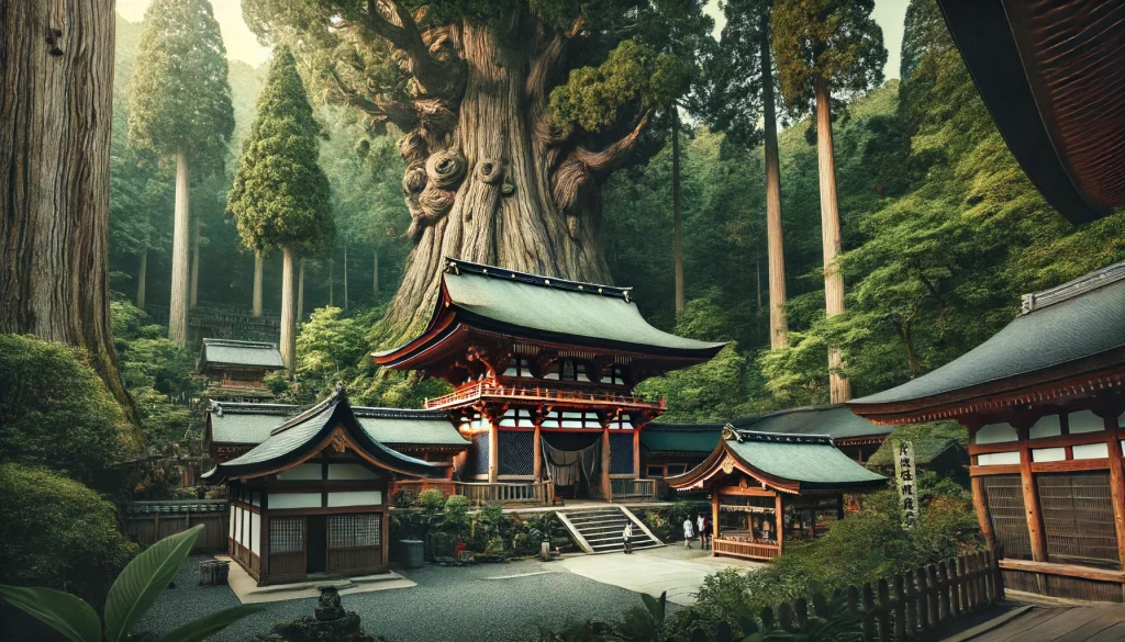 由岐神社と大杉さん